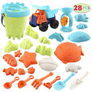 Beach Toys with Mesh Bag, 28 Pcs