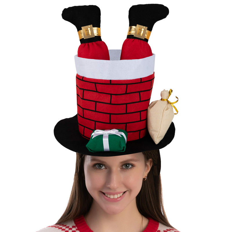 Christmas Santa Chimney Hat