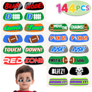 Football Temporary Tattoos, 144 Pcs