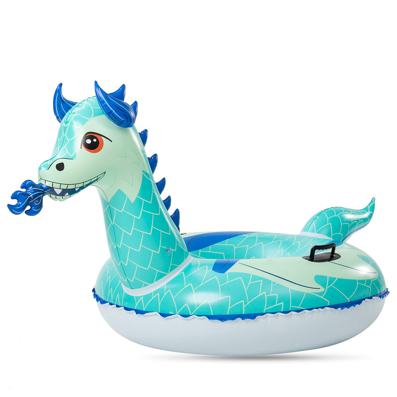 47in Inflatable Ice-Dragon Snow Tube