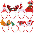 Christmas Headbands, 8 Pack
