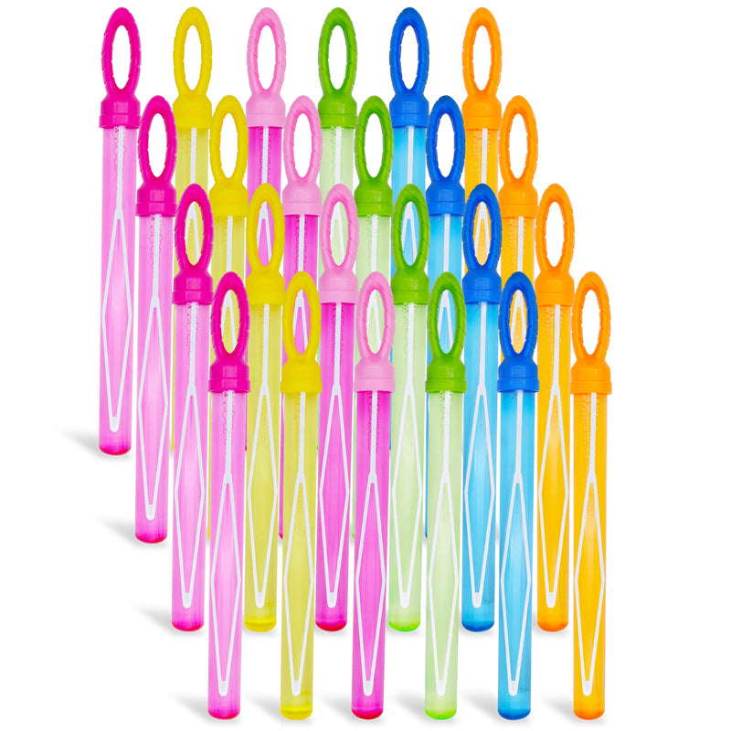 24 Big And Colorful Bubble Wands