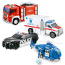 Friction Powered City Hero Play Set