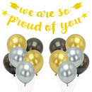 Gold Letter Banner  "We Are So Proud of You"  Hanging Decor