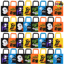 Halloween Non-Woven Colorful Tote Gift Bags, 32 Pcs