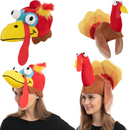 2 Pack Silly Thanksgiving Turkey Cap