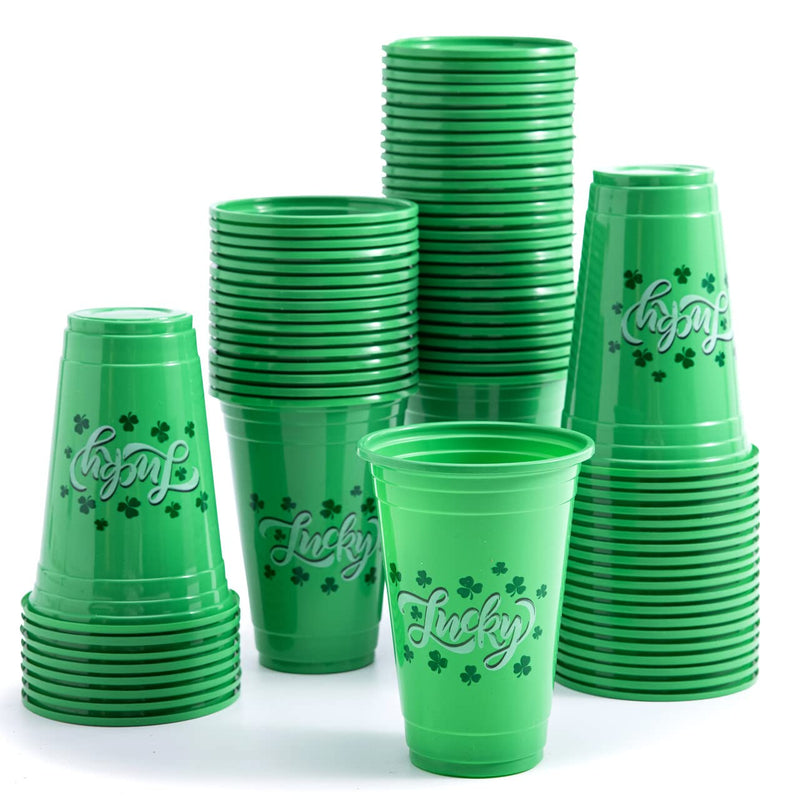 72Pcs St Patrick's Day Cups