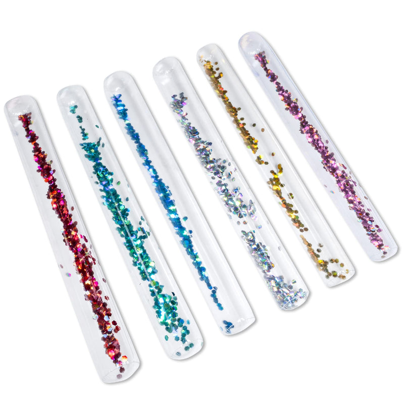 SLOOSH - Inflatable Pool Noodle with Coloured Glitter, 6 Pack