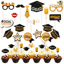 Cupcake Topper + Photobooth Props + Center Pieces, 70 pcs