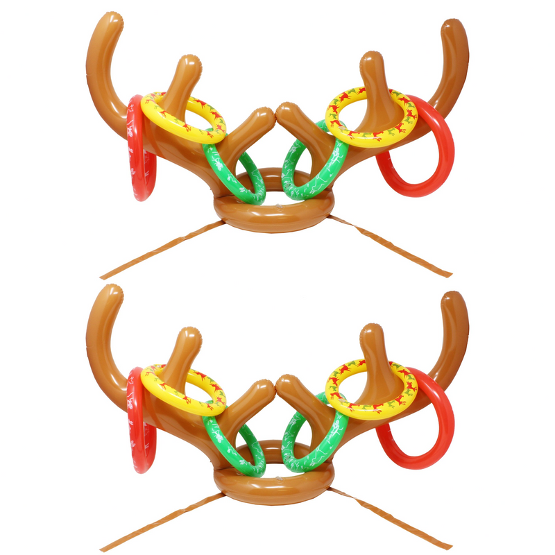 16.5" Inflatable Reindeer Toss Game, 2 Pack