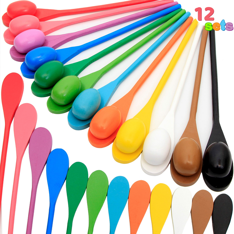 Spoon Race Game, 12 Pieces