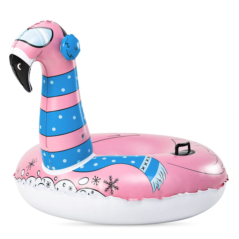 47in Inflatable Flamingo Snow Tube
