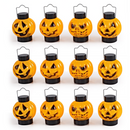 4in Light Up Pumpkin Lanterns, 12 Pcs