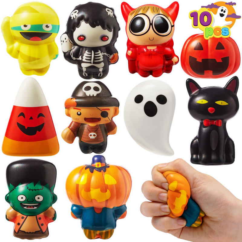 10 Halloween Themed Squishy Toys