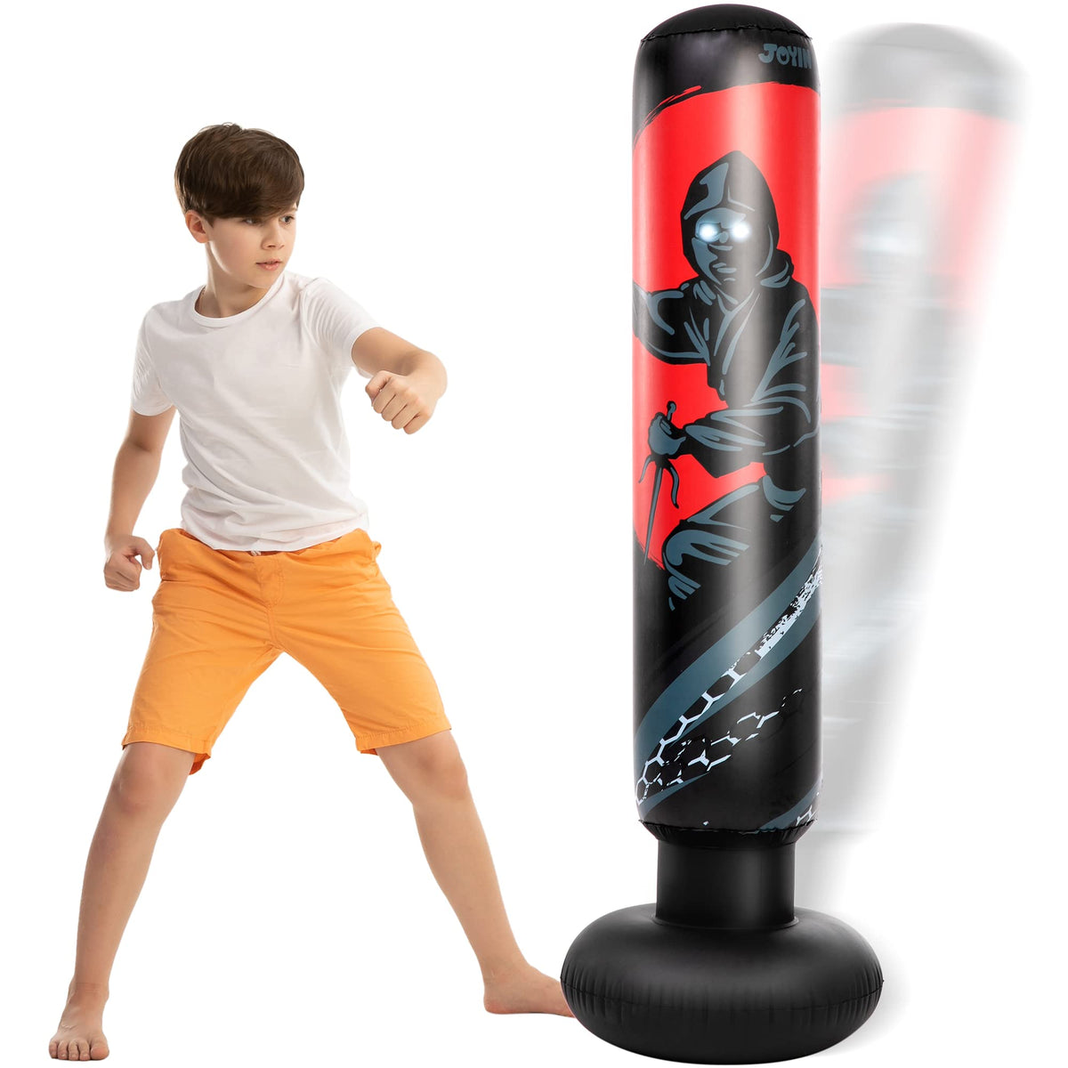 Joyin Inflatable Punching Bag For Kids For Practicing Karate Taekwondo Mma