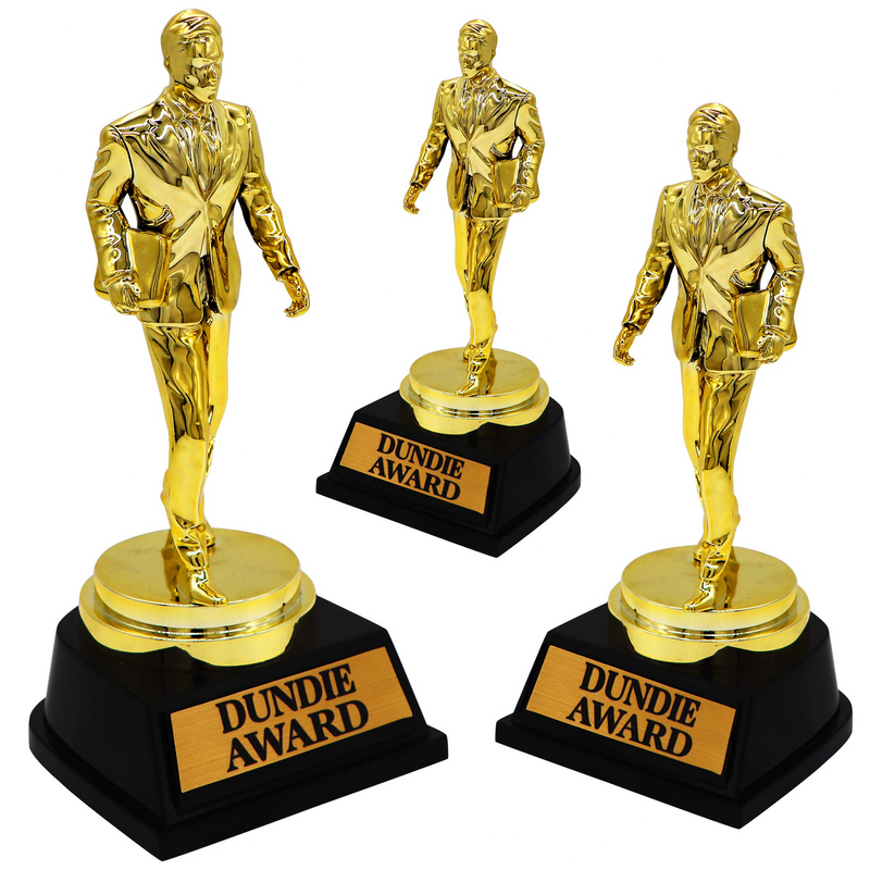 Dundie Award Trophies, 3 Pcs