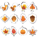 Thanksgiving Cookie Cutter Set,12 Pcs