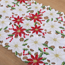 Christmas Flower Table Runner