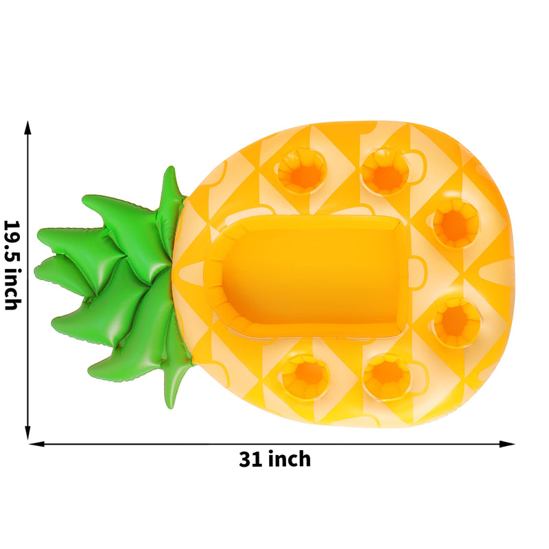Pineapple Inflatable Drink Holder Floating Tray