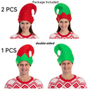 Unisex Christmas Elf Felt Hats, 3pcs