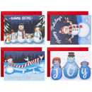 Snowman Greeting Cards, 72 Pack