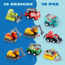 Pull Back Assorted Car, 18 Pcs