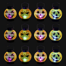 4in Light Up Pumpkin Lanterns, 12 Pcs