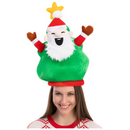 Plush Christmas Santa Tree Hat
