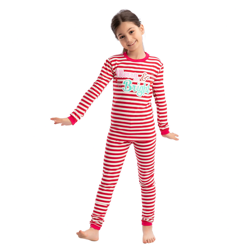 Girls Christmas Pajama Set