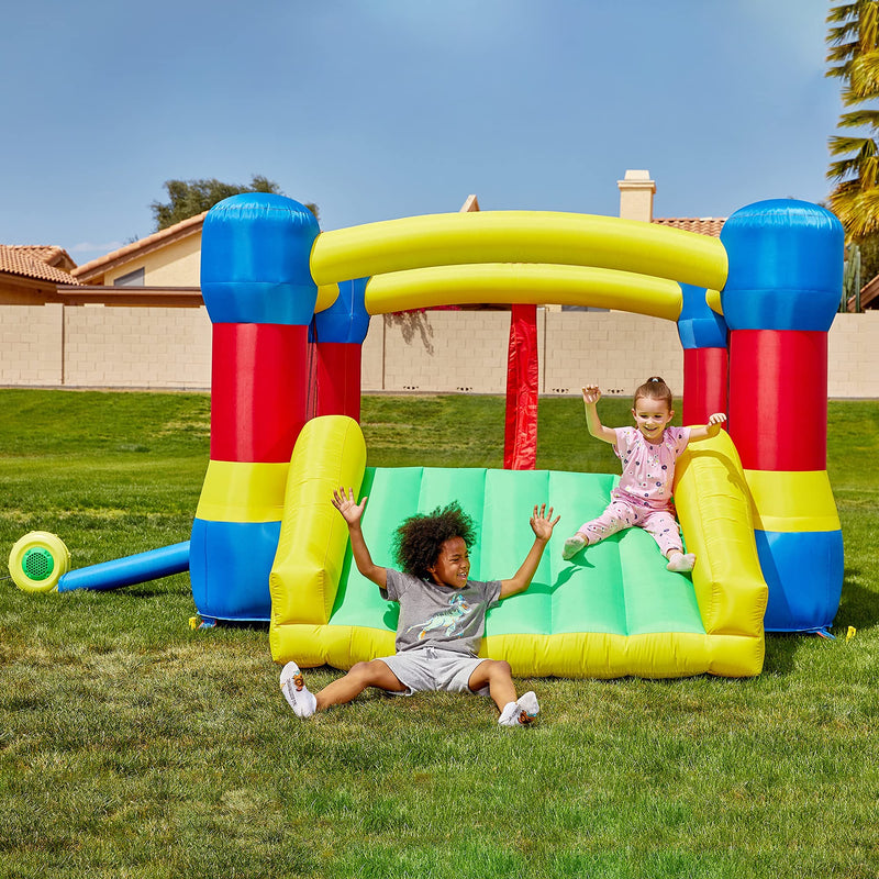 TURFEE - Inflatable Red, Blue and Green Jumper Bounce House