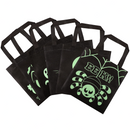 Halloween Non-Woven Bags Colorful glow in the dark, 32 Pcs