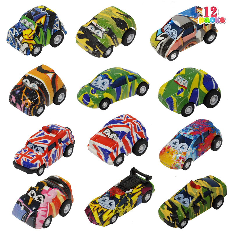 12 Piece Pretend Play Pull Back Model Car