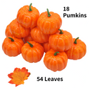 72 Pcs Thanksgiving Artificial Pumpkins