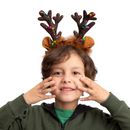 Christmas Light Up Reindeer Headband, 4 Pcs