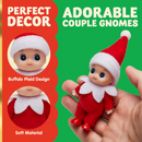2 Pcs Red Tiny Doll Christmas