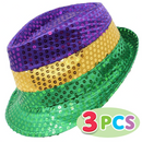 Mardi Gras Hats And Bow Ties Set