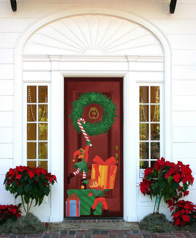 Special Delivery Elf Door Cover