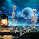 30in Pose-N-Stay Full Body Skeleton Plastic Bones