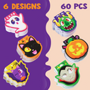 Halloween Spooky Characters Mini Notepad Set 60 Pack