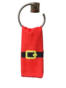 Christmas Santa Theme Bathroom Decoration Set, 5 Pcs