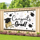 70in Graduation Decoration Party Banner, 3 Pcs
