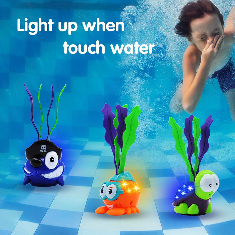 SLOOSH - Light-up Diving Pool Toys Set