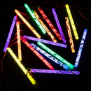 Hanging Wands Glowsticks, 24 Pcs