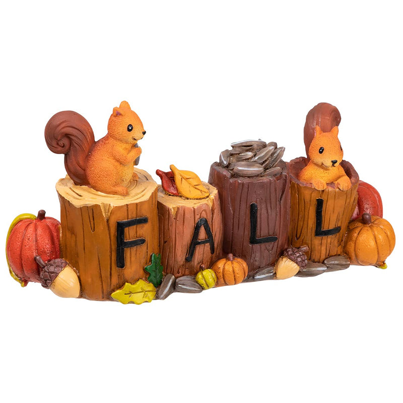 Hand-Painted Squirrel Fall Ornaments