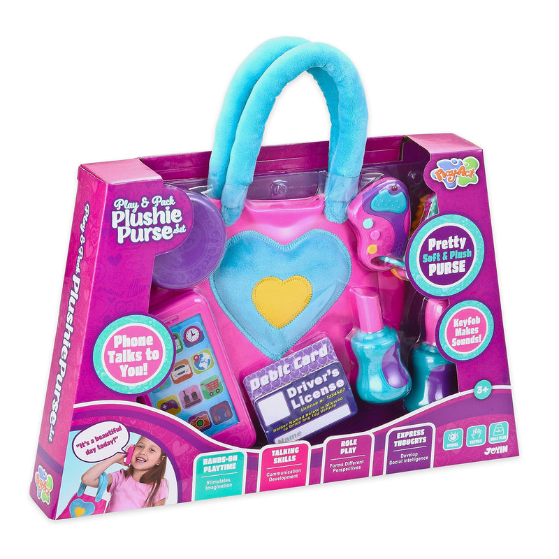 PLAY-ACT Purse Pretend Play Purse Toy Set For Little Girls