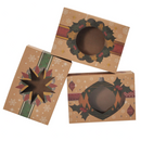 Kraft Christmas Cookie Boxes with Window, 24 Pcs