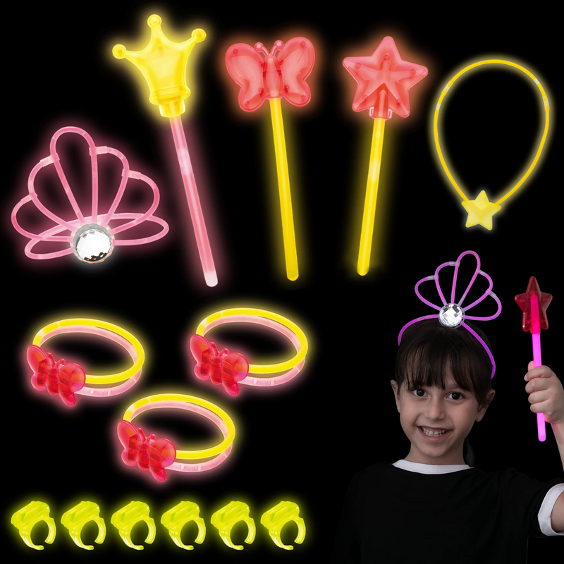 Princess Glow Stick Set, 54 Pcs