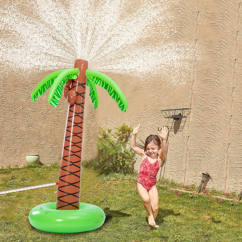 Sloosh - 61in Palm Tree Yard Sprinkler