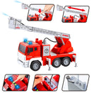 Fire Station Vehicle Toy Set