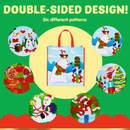 Tote Bags in 6 Designs, 12 Pcs